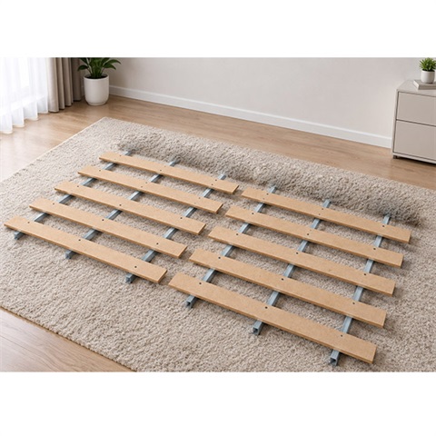 کفی تخت mdf پایه فلزی دو تیکه base26
